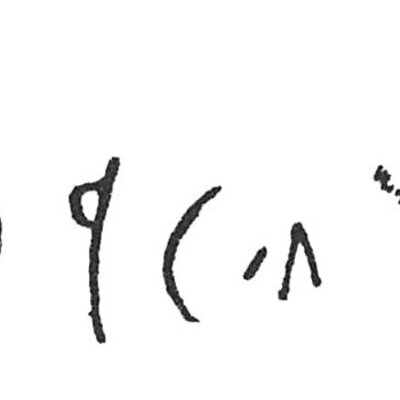 inscription of siglum C 4174