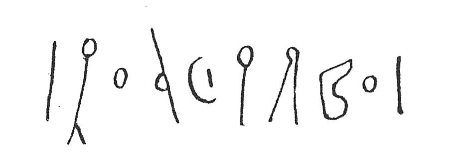 inscription of siglum C 4180