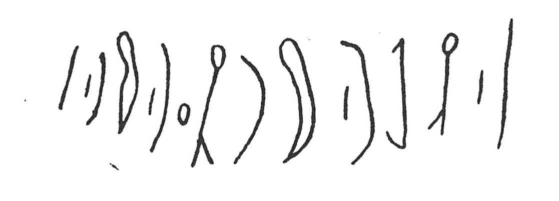 inscription of siglum C 4191