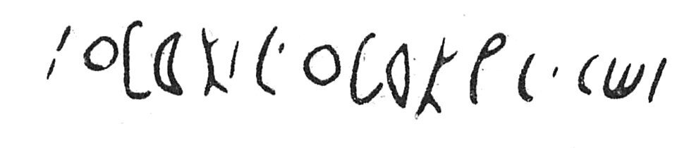inscription of siglum C 4198