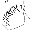 inscription of siglum C 4210