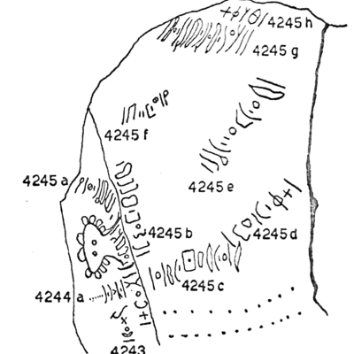 inscription of siglum C 4245.6