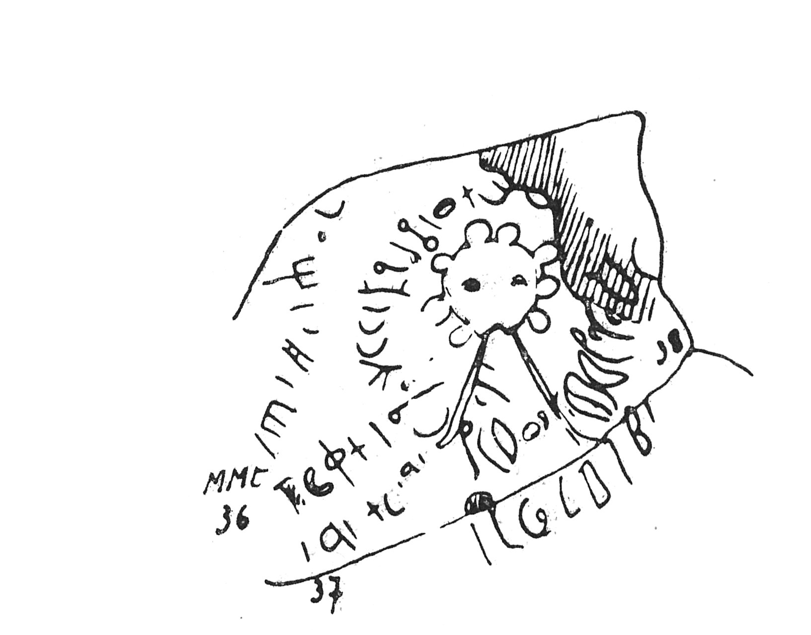 inscription of siglum C 4245.7