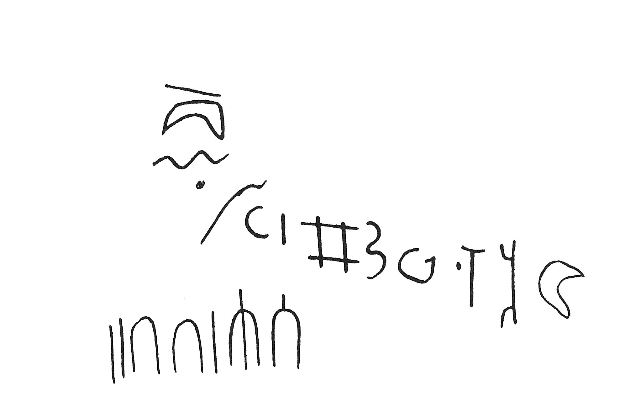 inscription of siglum C 4292