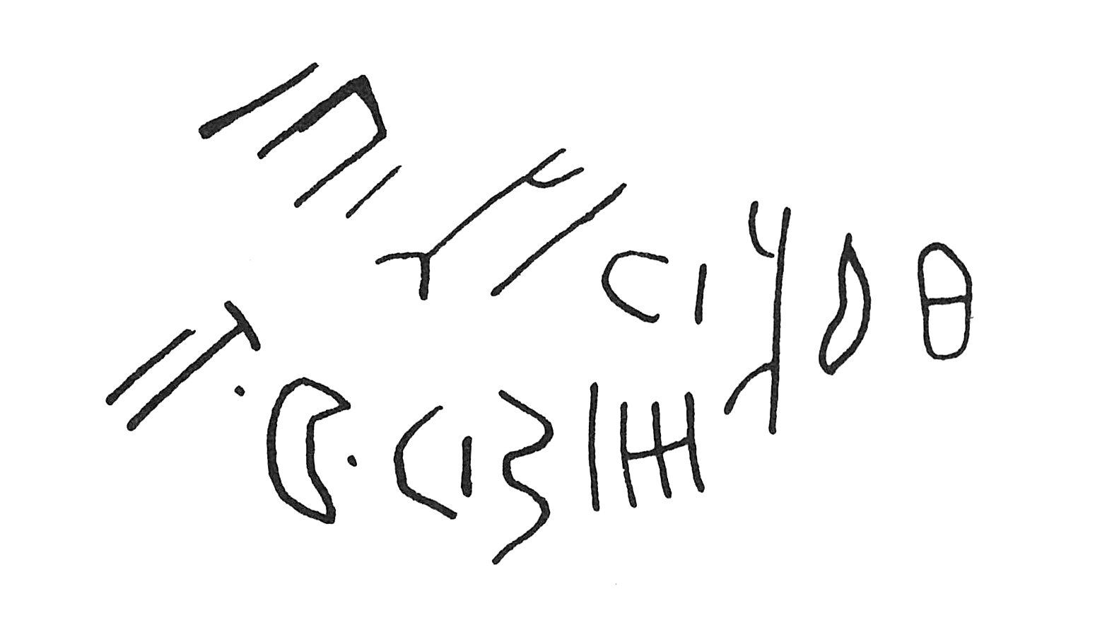 inscription of siglum C 4299