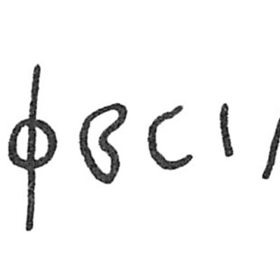 inscription of siglum C 43