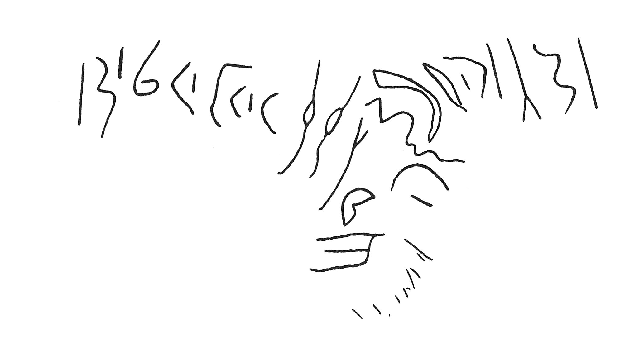 inscription of siglum C 4301