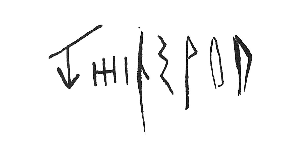 inscription of siglum C 4307