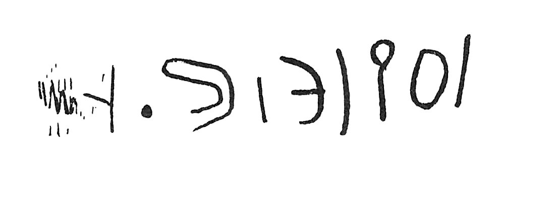 inscription of siglum C 4318