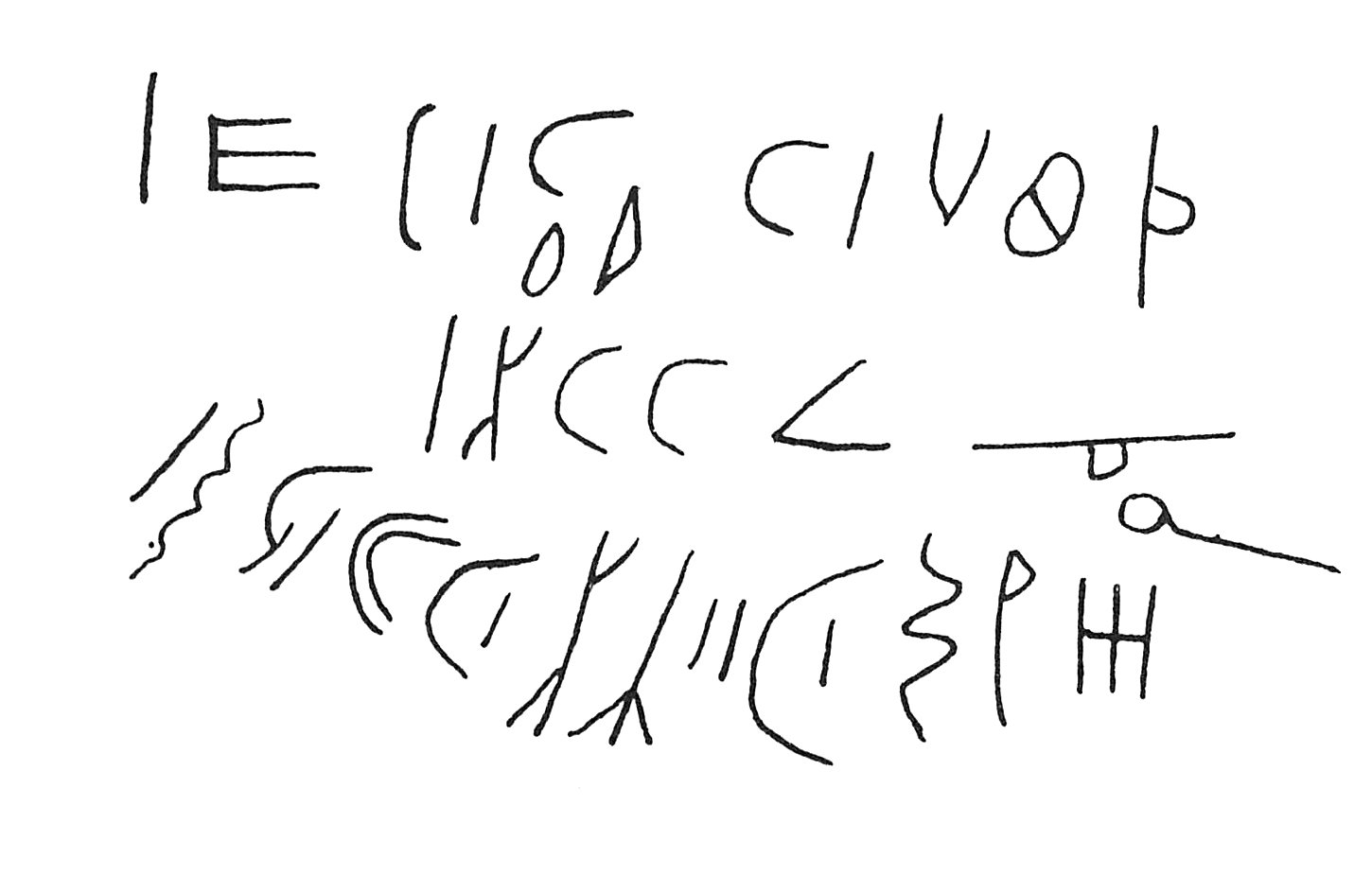 inscription of siglum C 4319