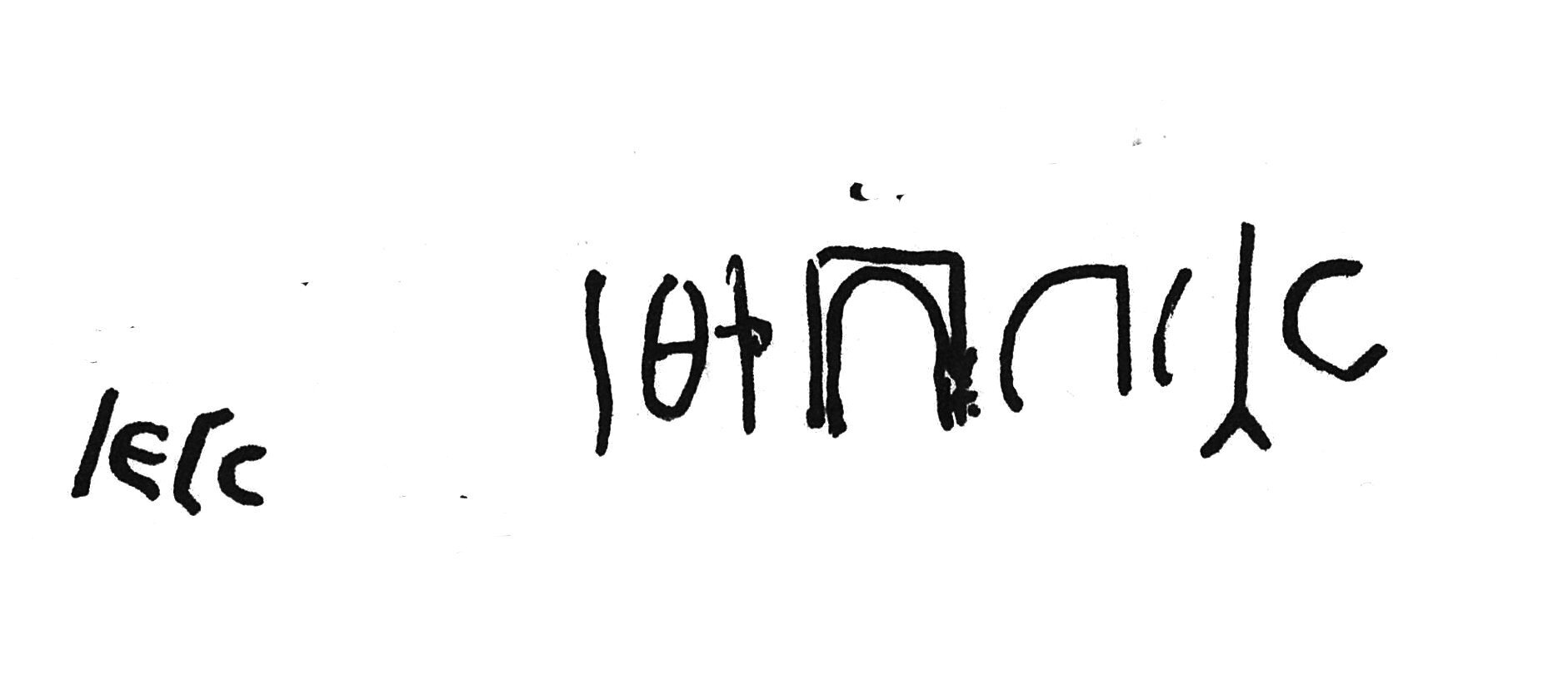 inscription of siglum C 4327