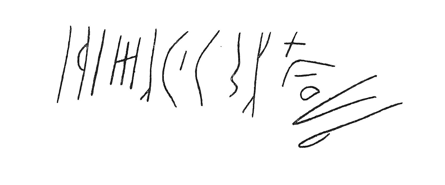 inscription of siglum C 4340