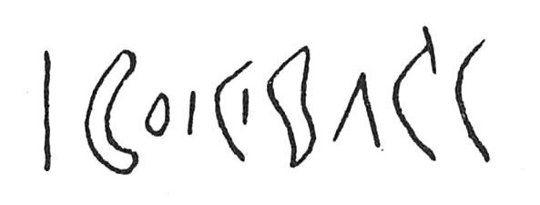 inscription of siglum C 4354