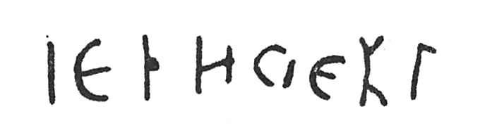 inscription of siglum C 4376