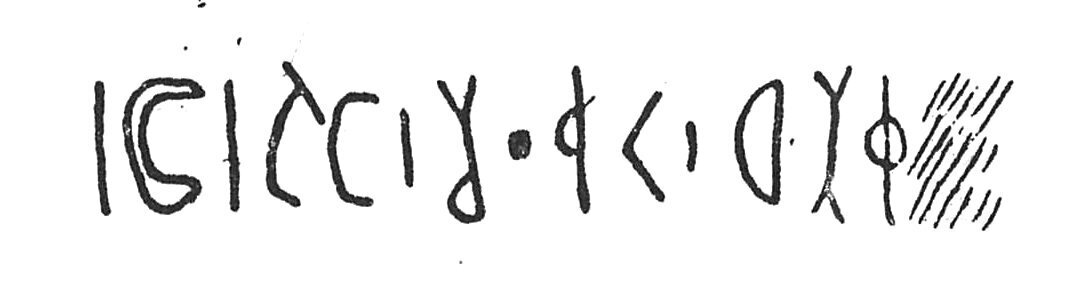inscription of siglum C 4383