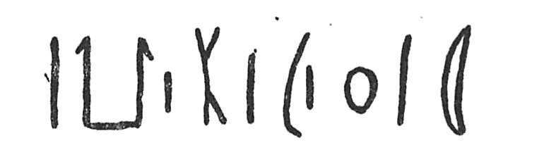 inscription of siglum C 4385