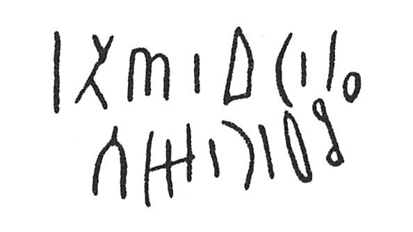 inscription of siglum C 4391