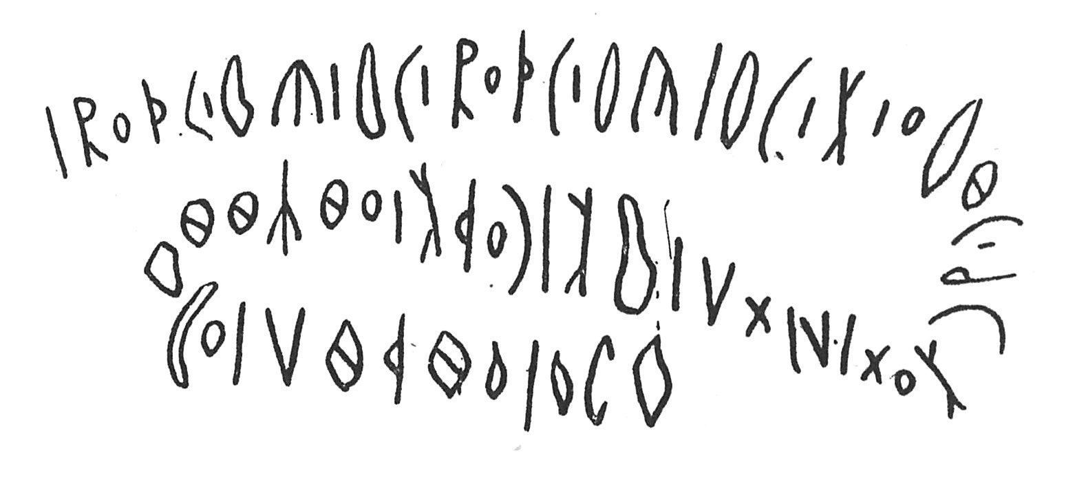 inscription of siglum C 4394