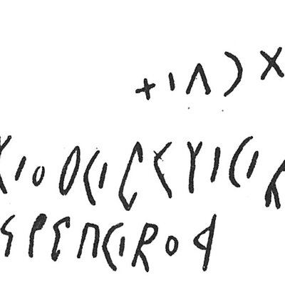 inscription of siglum C 4401