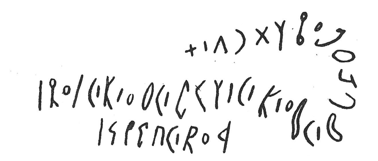inscription of siglum C 4401