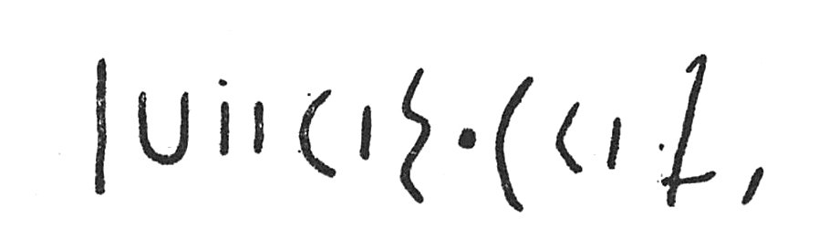 inscription of siglum C 4412