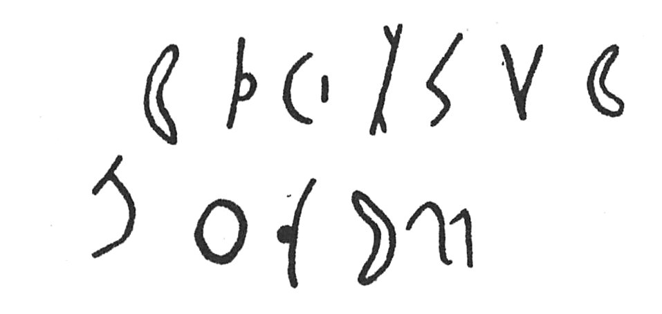 inscription of siglum C 442