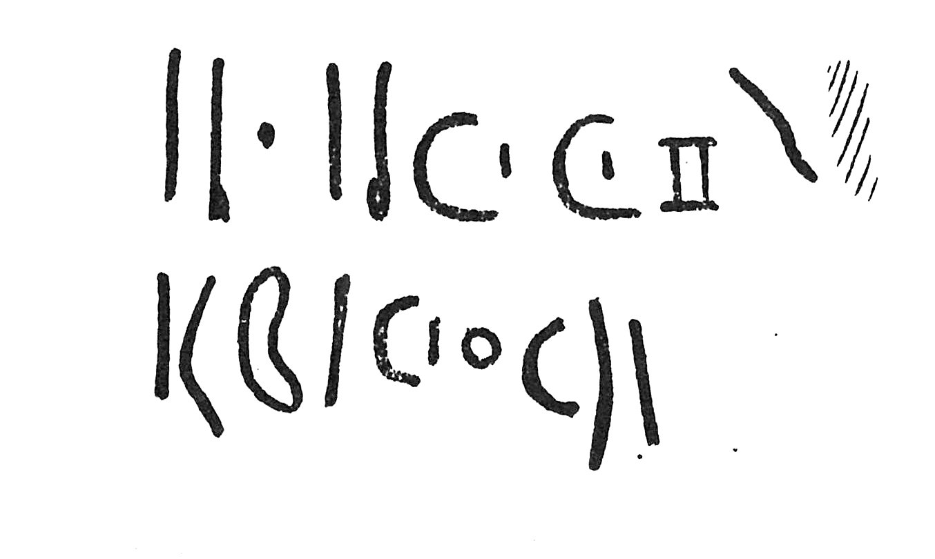 inscription of siglum C 443