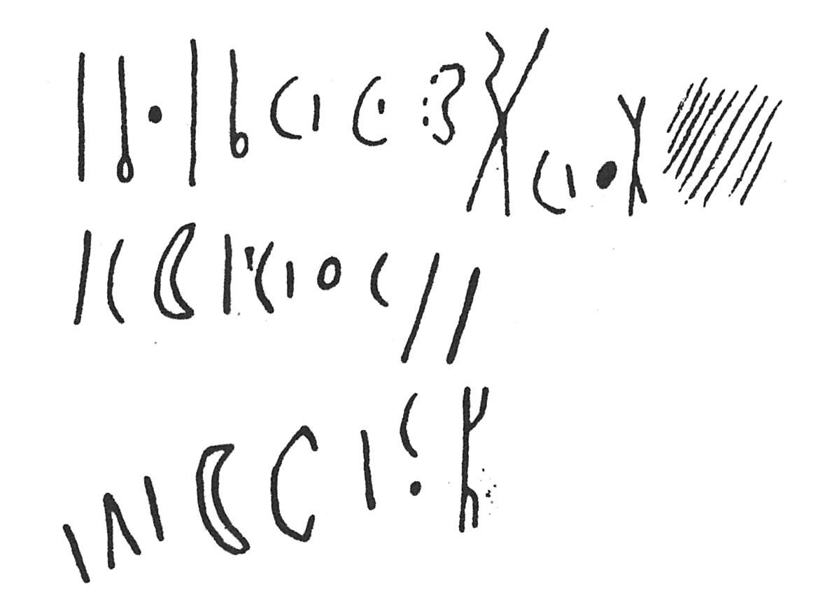 inscription of siglum C 443