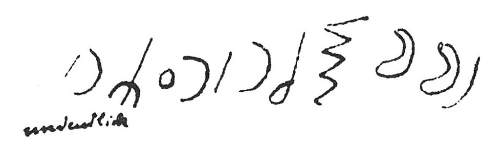 inscription of siglum C 448