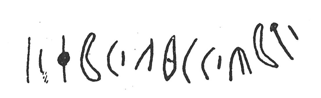 inscription of siglum C 4523