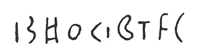 inscription of siglum C 4526