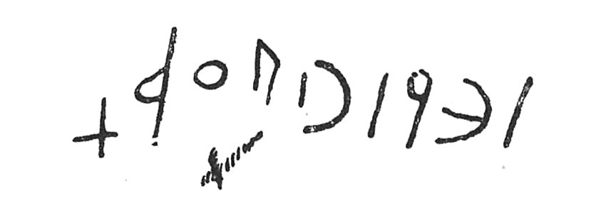inscription of siglum C 4548