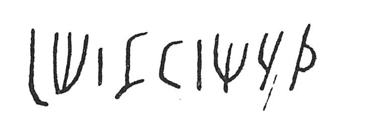 inscription of siglum C 4571