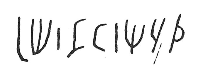 inscription of siglum C 4571