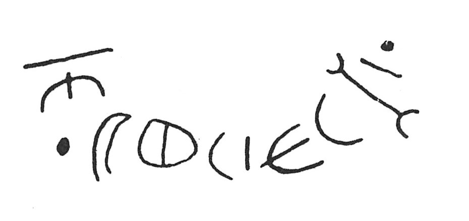 inscription of siglum C 4576