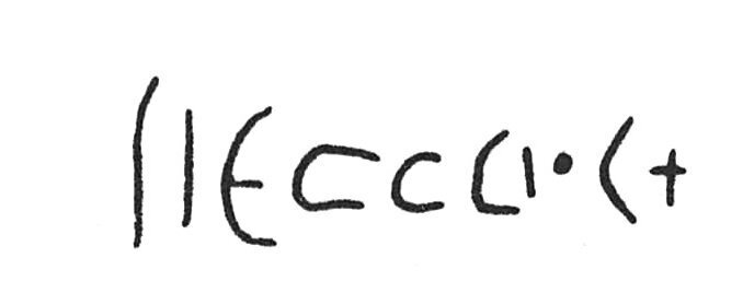 inscription of siglum C 4599
