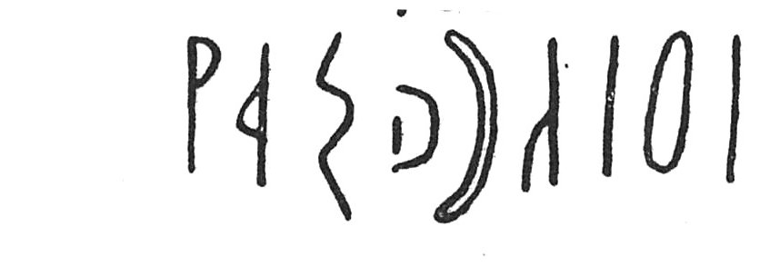 inscription of siglum C 4609