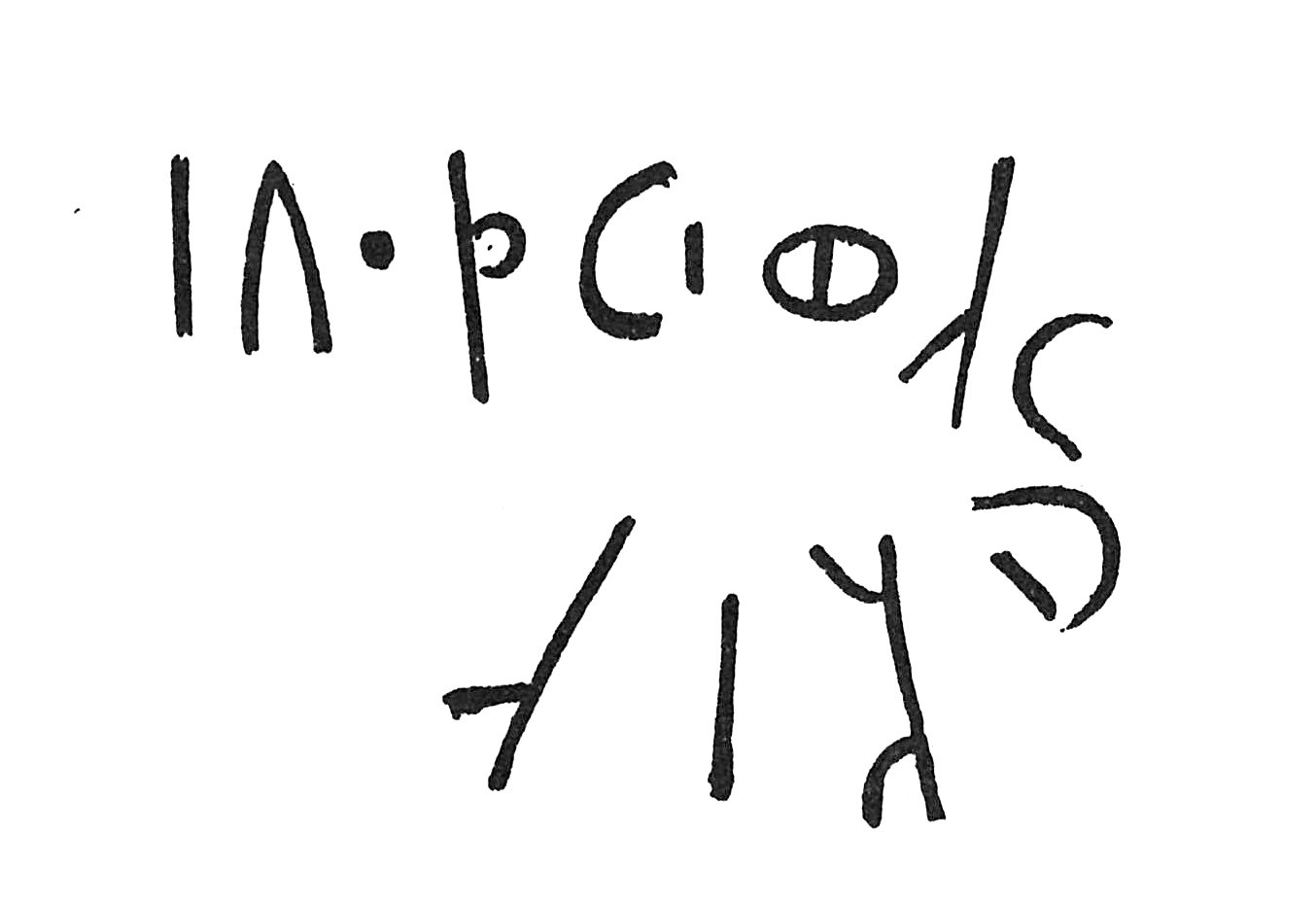 inscription of siglum C 461