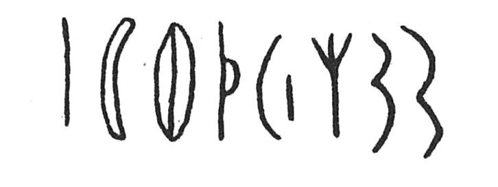 inscription of siglum C 4611