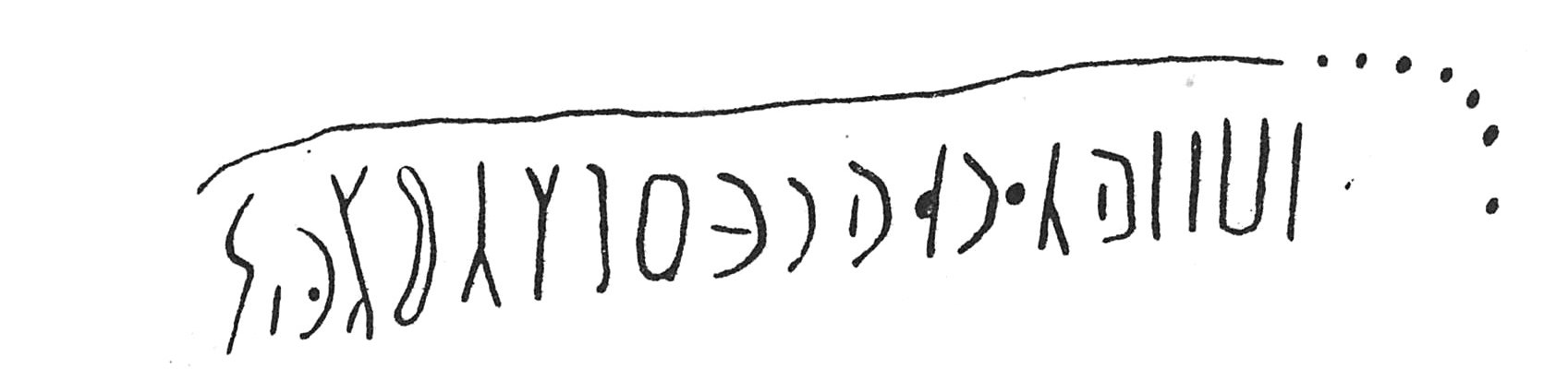 inscription of siglum C 4619