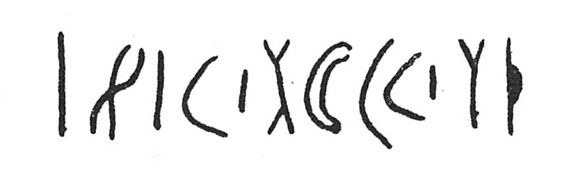 inscription of siglum C 4628