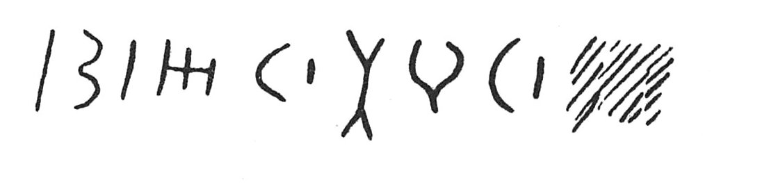 inscription of siglum C 4630