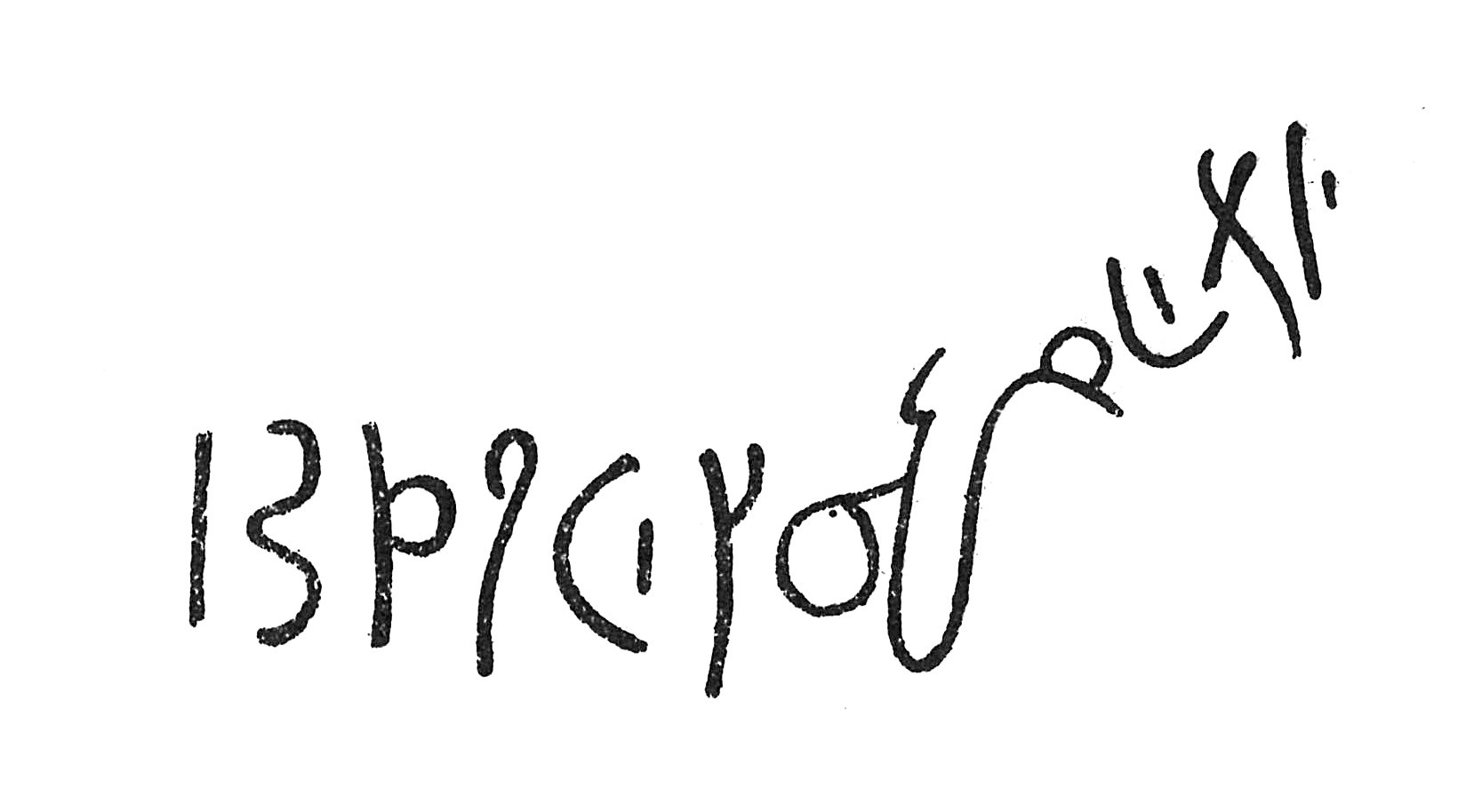 inscription of siglum C 465