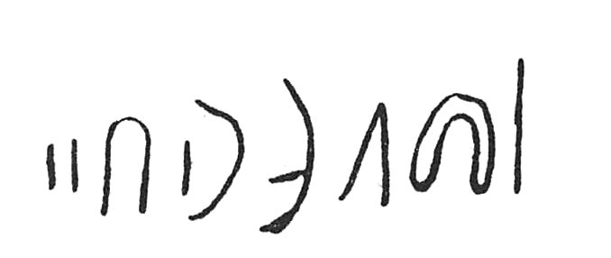 inscription of siglum C 4669