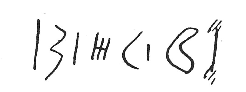 inscription of siglum C 4670