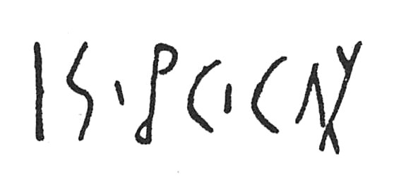 inscription of siglum C 4676