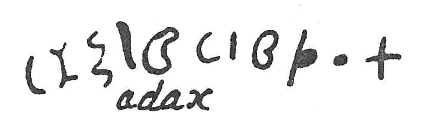 inscription of siglum C 4689
