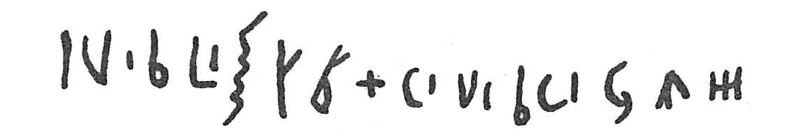 inscription of siglum C 4691