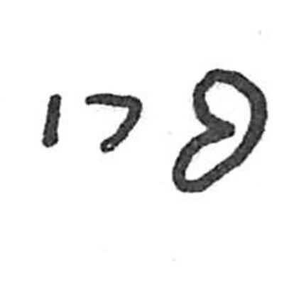 inscription of siglum C 4701