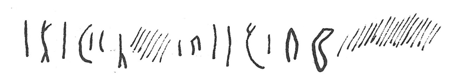 inscription of siglum C 4703